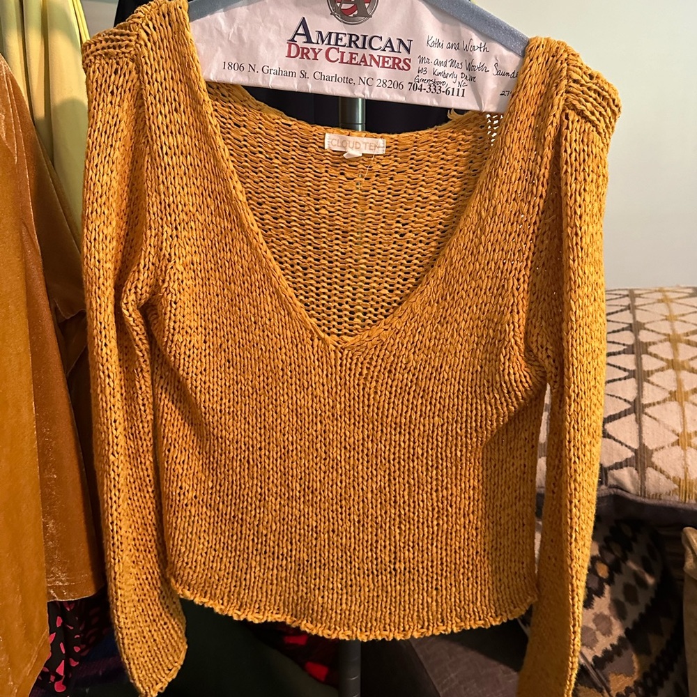 Orange Lounge Sweater